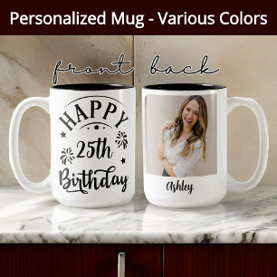 Happy Birthday Personalized Mug for Her or Him