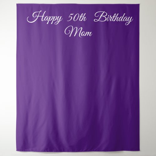 Happy Birthday Personalized Tapestry
