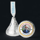 Happy Birthday Photo 50th Fifty Modern Personalize Hershey®'s Kisses®<br><div class="desc">Happy Birthday Photo 50th Fifty Modern Personalize Hershey Kisses favors is great to add to your birthday party celebration. They are wonderful for the guest . Personalize it with the photo,  name and age.</div>