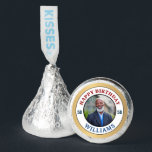 Happy Birthday Photo 50th Fifty Modern Personalize Hershey®'s Kisses®<br><div class="desc">Happy Birthday Photo 50th Fifty Modern Personalize Hershey Kisses favors is great to add to your birthday party celebration. They are wonderful for the guest . Personalize it with the photo,  name and age.</div>