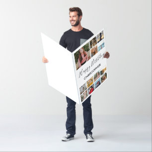 Happy Birthday Photo Collage 13 Photos Extra Larg Card