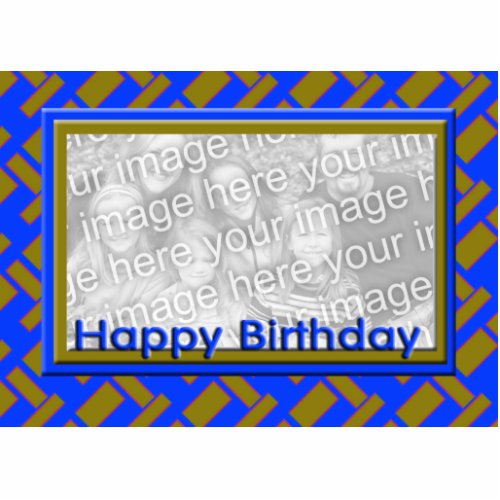 Happy Birthday photo frame Cutout