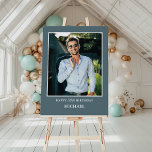 Happy Birthday Photo Husband  Foam Board<br><div class="desc">Enhance birthday celebrations with our personalized birthday sign, combining charm and festivity. This delightful sign showcases a cherished photo of the birthday honoree, encapsulating the essence of their special day. Customized with their name, it becomes a unique and treasured keepsake. Illuminate the occasion with this lively sign, a standout centerpiece...</div>