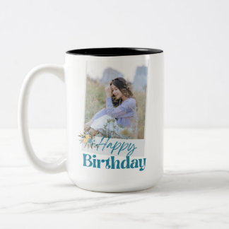 Happy Birthday Photo Mug | Personalized Birthday