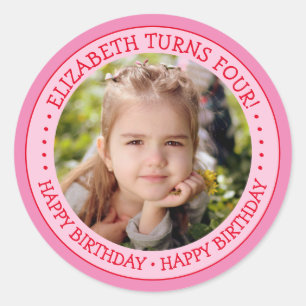 HAPPY BIRTHDAY Photo Sticker