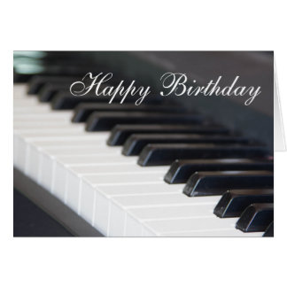 Happy Piano Greeting Cards | Zazzle