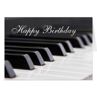 Piano Player Greeting Cards | Zazzle