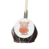Happy Birthday piglet gift heart Cake Pops (Front)