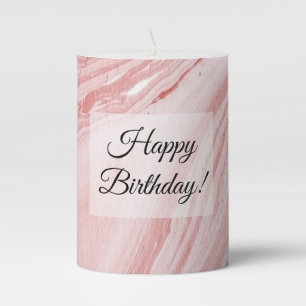 Happy Birthday! Pillar Candle