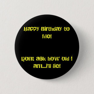 happy birthday pinback button