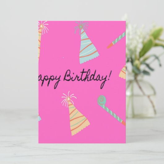 Happy birthday pink (Standing Front)