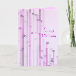 Happy Birthday Pink Card