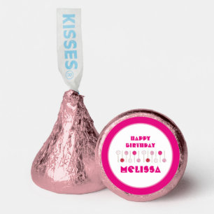 Happy Birthday Pink Frosted Cake Pops Party Favor