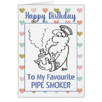 Happy Birthday Pipe Smoker