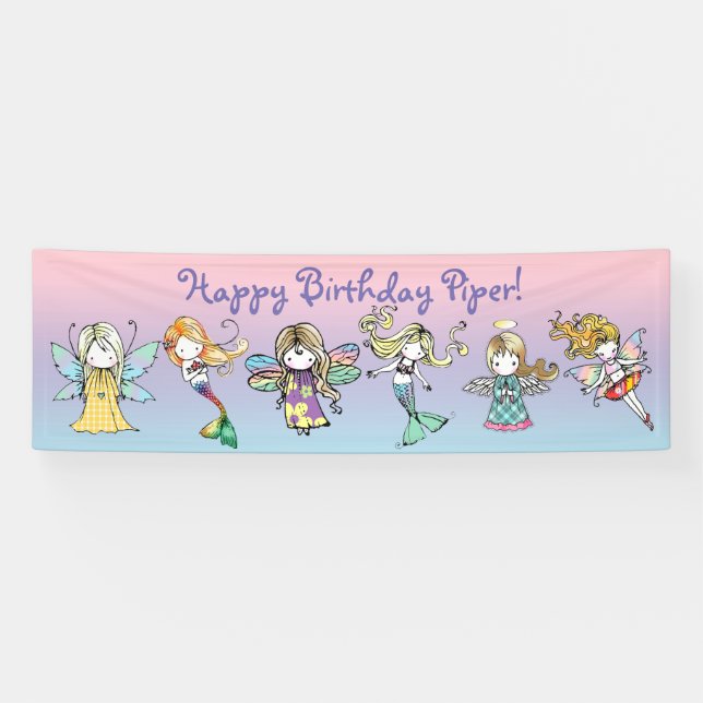 Happy Birthday Piper banner (Horizontal)