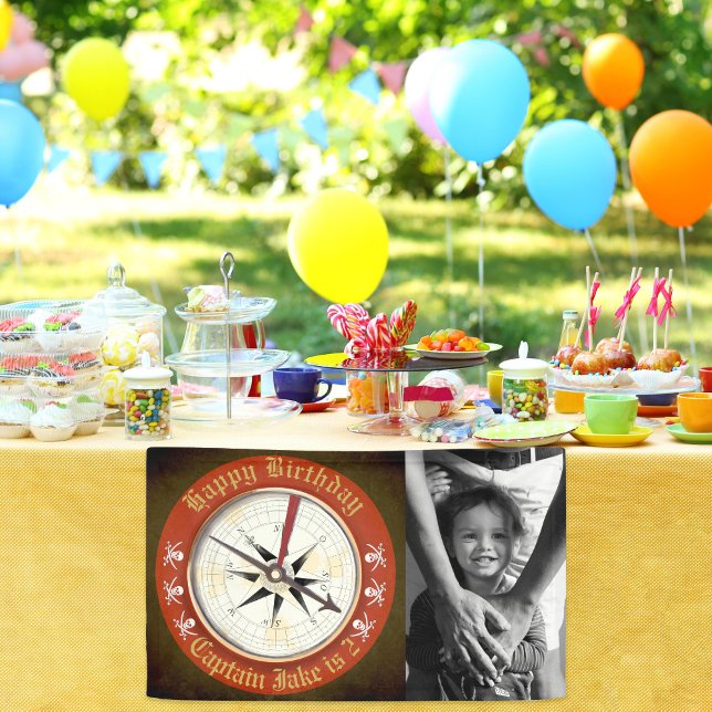 Happy Birthday Pirate Party Photo Banner (Creator Uploaded)