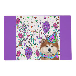 HAPPY BIRTHDAY PLACEMAT