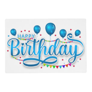 Happy Birthday Placemat