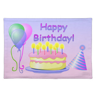 Happy Birthday Placemat