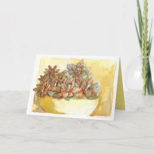 Happy Birthday Plant Friend Succulent Sunlight Card
