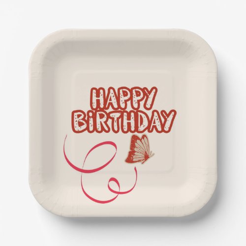 Happy Birthday Plate