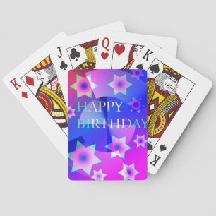 Happy Birthday Playing Cards