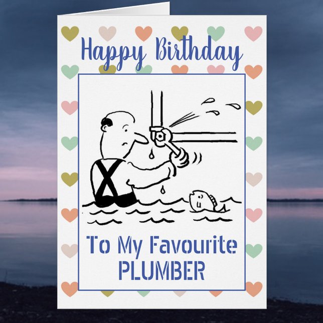 Happy Birthday Plumber Cards (Creator Uploaded)