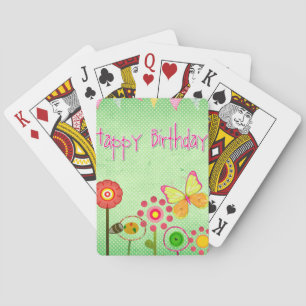 Happy Birthday Poker Cards