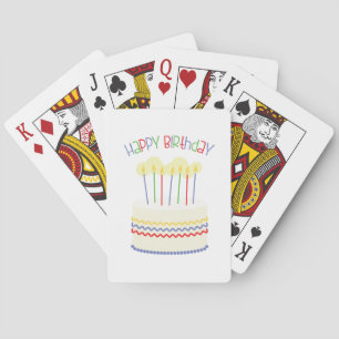 Happy Birthday Poker Cards