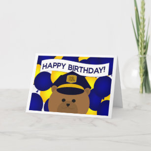 Police Birthday Cards | Zazzle