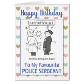 Happy Birthday Police Sergeant | Zazzle