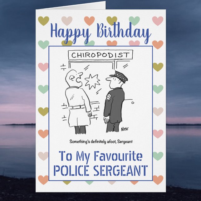 Happy Birthday Police Sergeant Cards (Creator Uploaded)