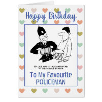 Happy Birthday Policeman