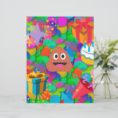 happy birthday poop emoji (Standing Front)