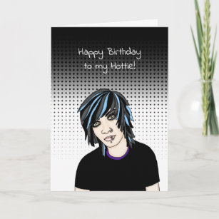 Emo Girl  Greeting Card for Sale by poluslicida6