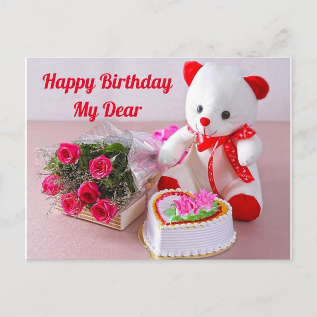 Happy Birthday post card (Front)