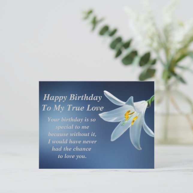 Happy Birthday post card (Standing Front)