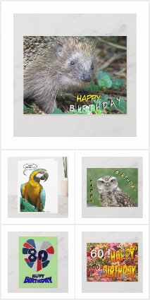 HAPPY BIRTHDAY Post- & Greeting Cards Collection