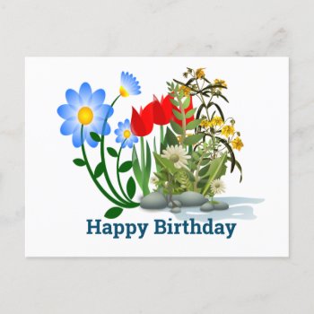 Happy Birthday Postcard by ImpressImages at Zazzle