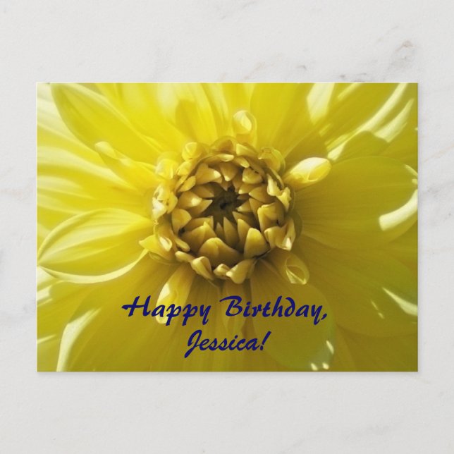 Happy Birthday Postcard (Front)