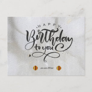 Happy Birthday Postcard