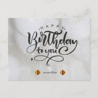 Happy Birthday Postcard