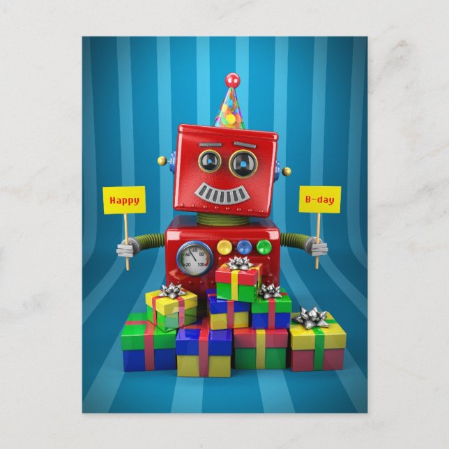 Happy Birthday Postcard (Front)