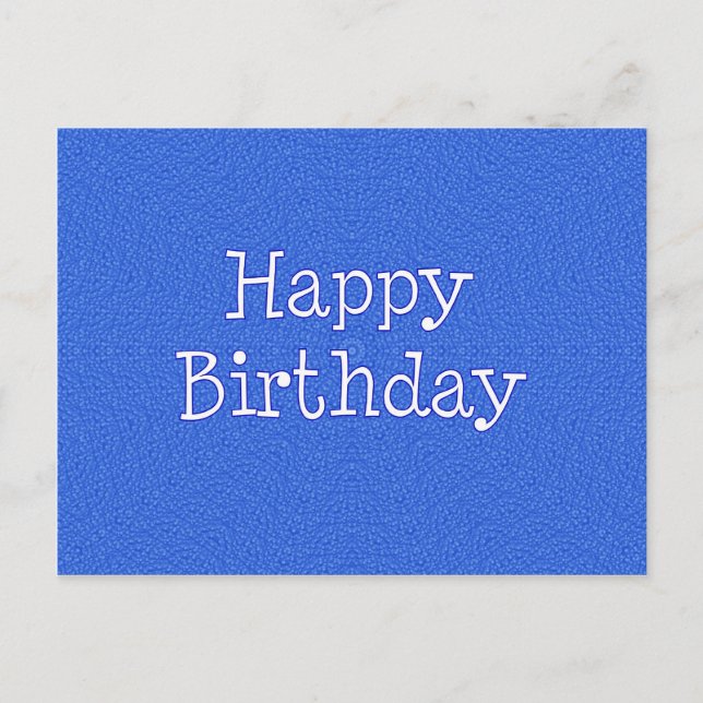 Happy Birthday Postcard (Front)