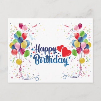 happy birthday postcard