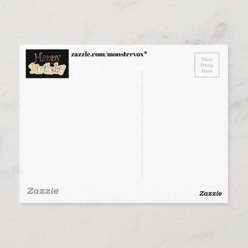 Happy Birthday Postcard | Zazzle