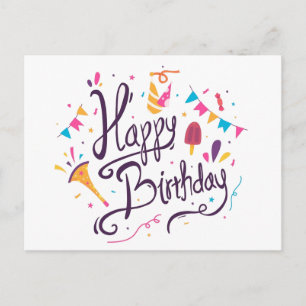 Happy Birthday Postcard