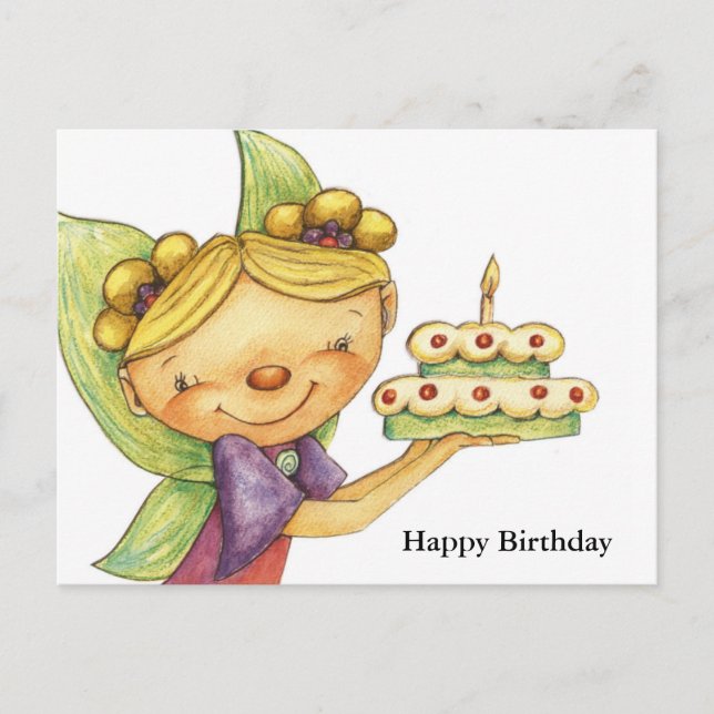 Happy Birthday Postcard (Front)