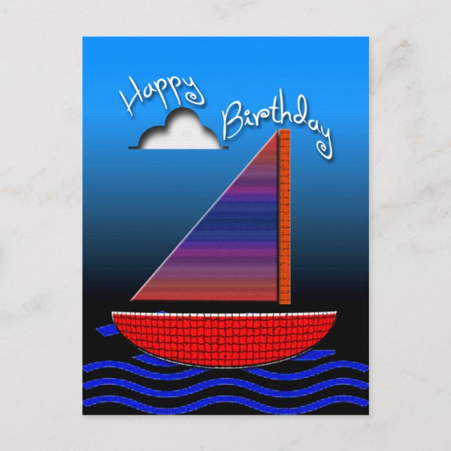 Happy Birthday Postcard (Front)