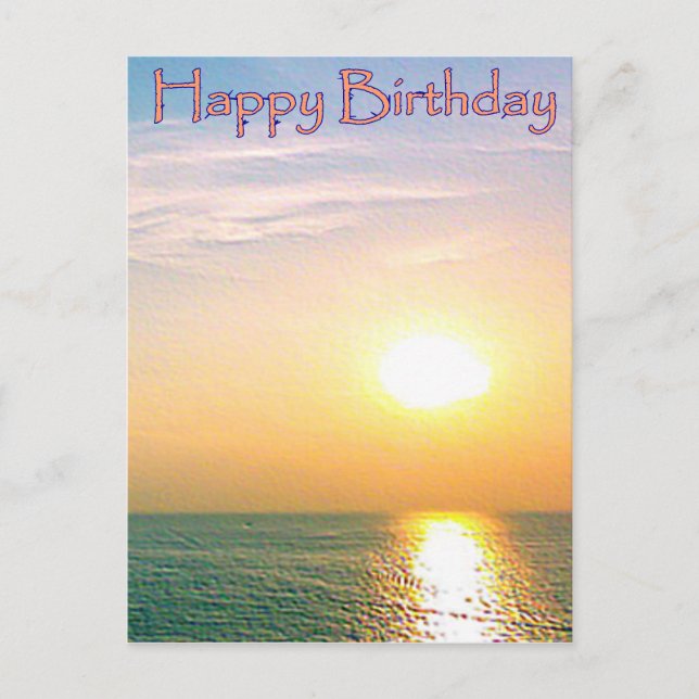 Happy Birthday Postcard (Front)